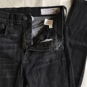 Rag and bone skinny black jeans